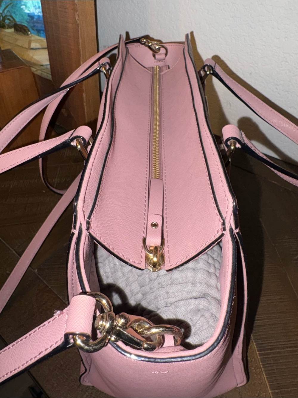 ✨ Kate Spade New York Saffiano Leather Satchel | Blush Pink | NWOT - Picture 6 of 11